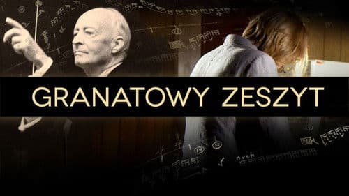 Granatowy zeszyt poster