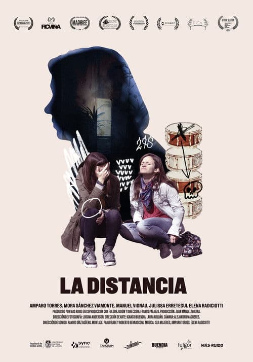 La distancia poster