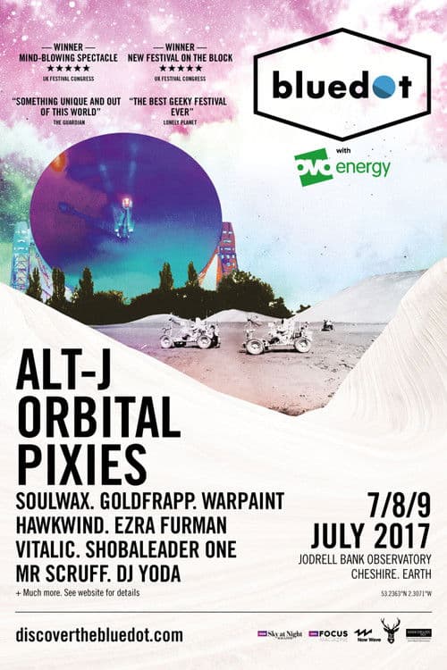 Alt-J - Live at bluedot poster