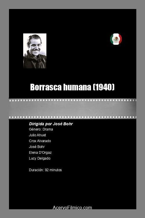 Borrasca humana poster