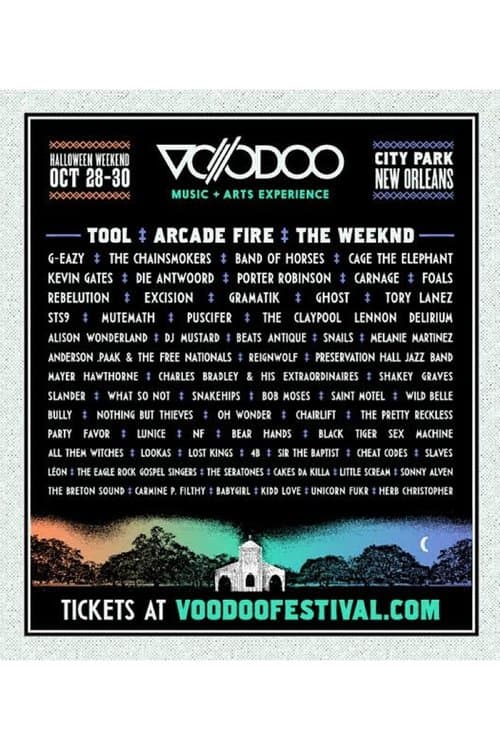 Arcade Fire 2016-10-31 Voodoo Music + Arts Experience, New Orleans poster