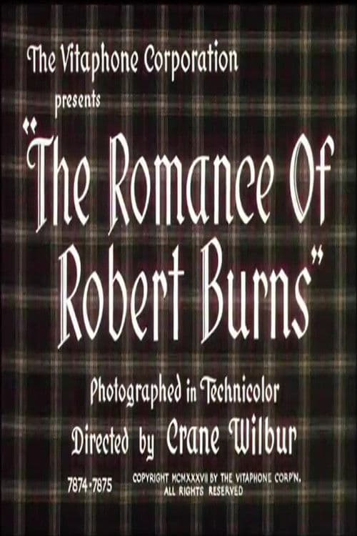 The Romance Of Robert Burns poster