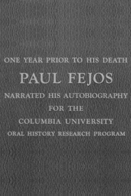 Fejos Memorial poster