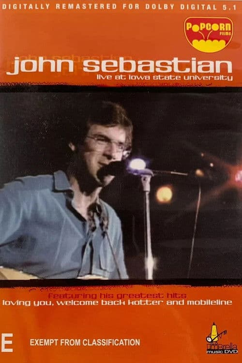 John Sebastian - Live at Iowa State University poster