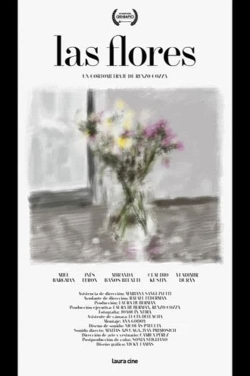 Las flores poster