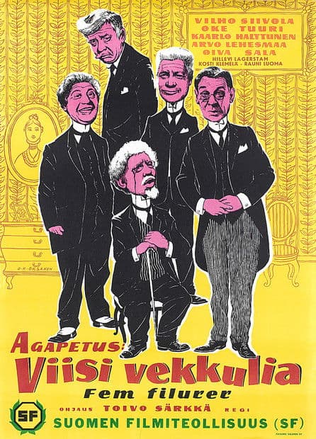 Viisi vekkulia poster
