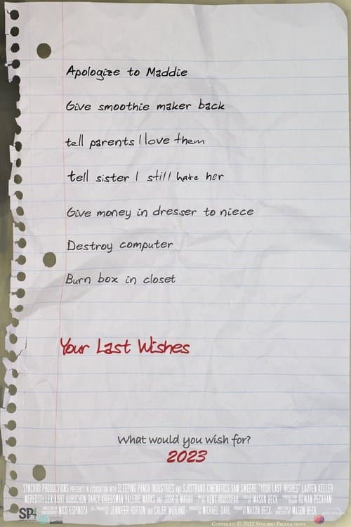 Your Last Wishes poster