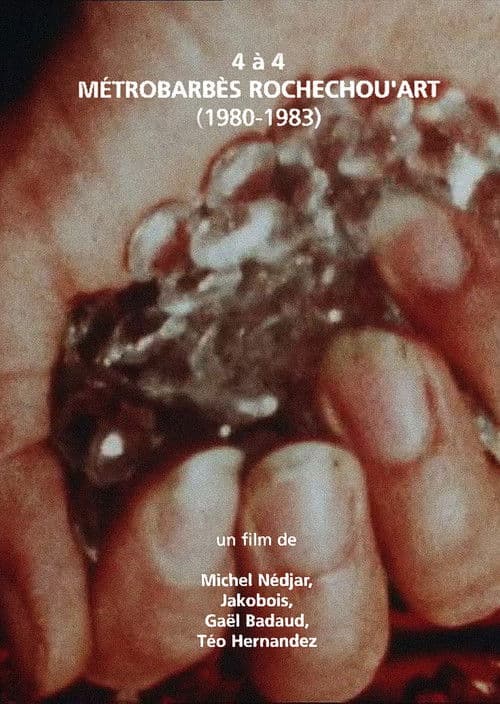 4 à 4 Métro-Barbès-Rochechou-Art poster