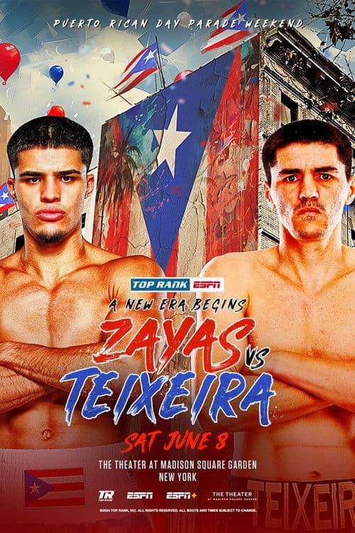 Xander Zayas vs. Patrick Teixeira poster