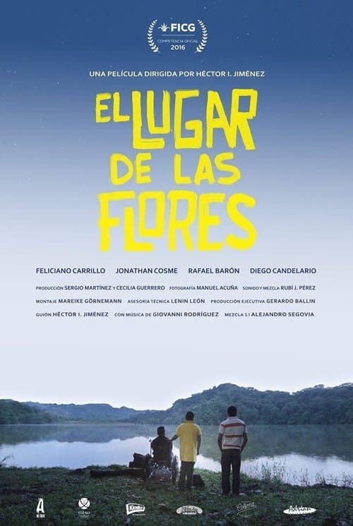 El lugar de las flores poster