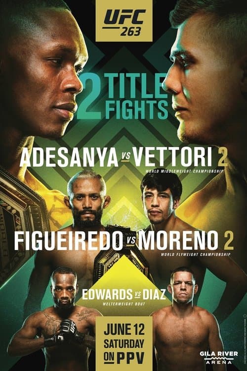 UFC 263: Adesanya vs. Vettori 2 poster