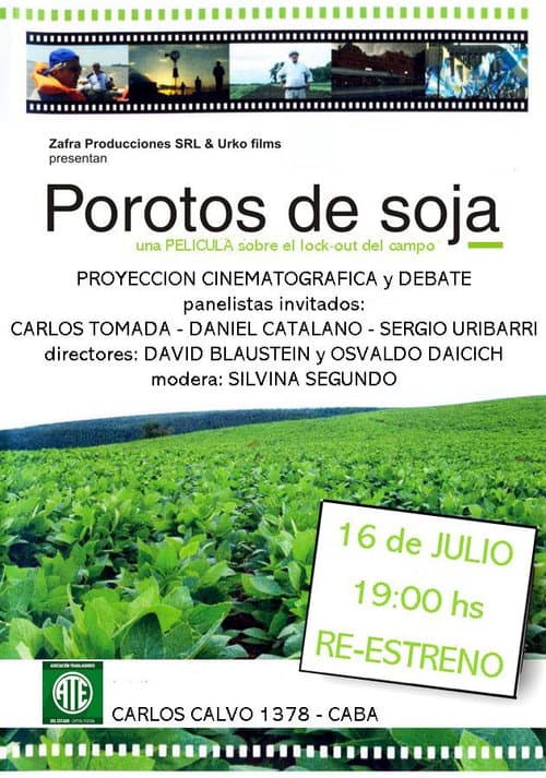 Porotos de soja poster