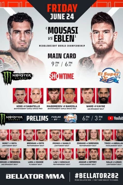 Bellator 282: Mousasi vs. Eblen poster