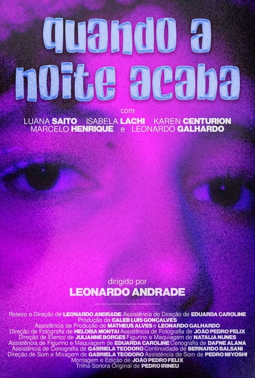 When the Night is Over poster