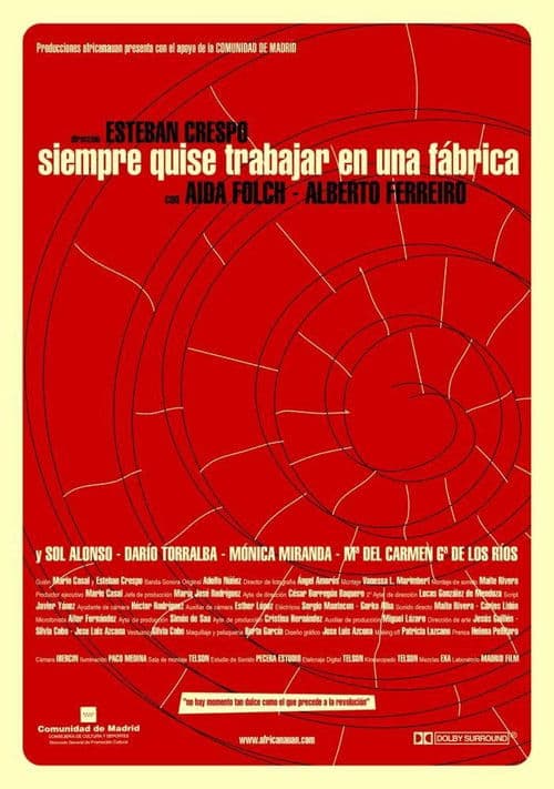 Siempre quise trabajar en una fábrica poster