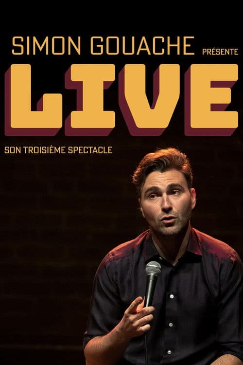 Simon Gouache: LIVE poster