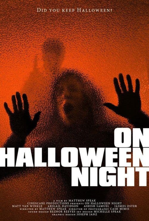 On Halloween Night poster
