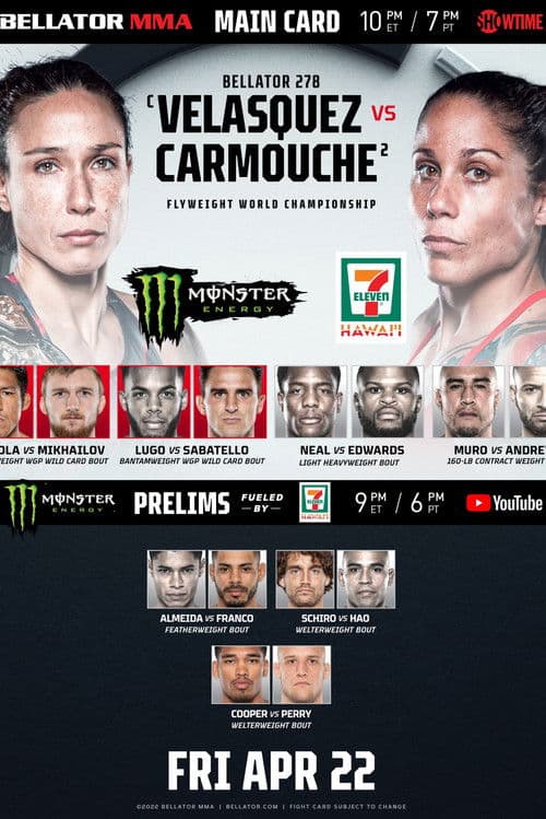 Bellator 278: Velasquez vs. Carmouche poster