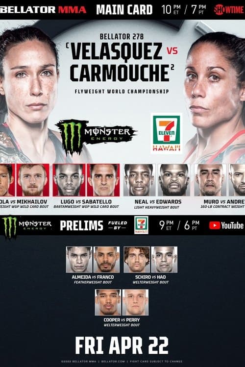 Bellator 278: Velasquez vs. Carmouche poster