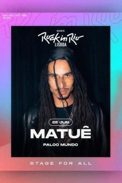 Matuê- Live at Rock In Rio Lisboa 2026 poster