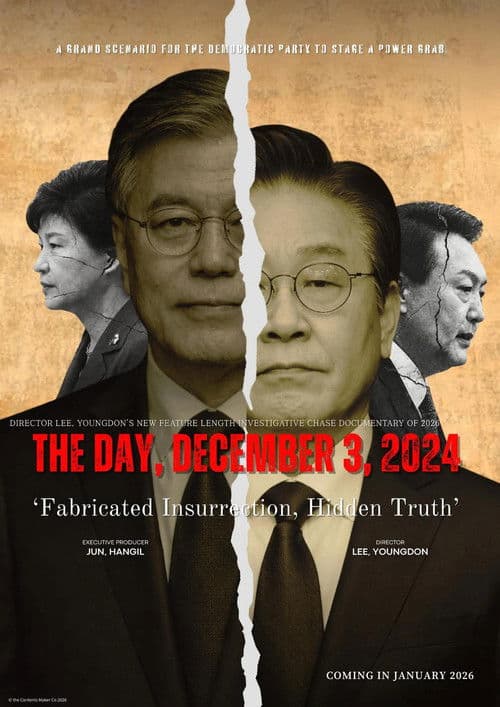 The Day, December 3, 2024 'Fabricated Insurrection, Hidden Truth' poster