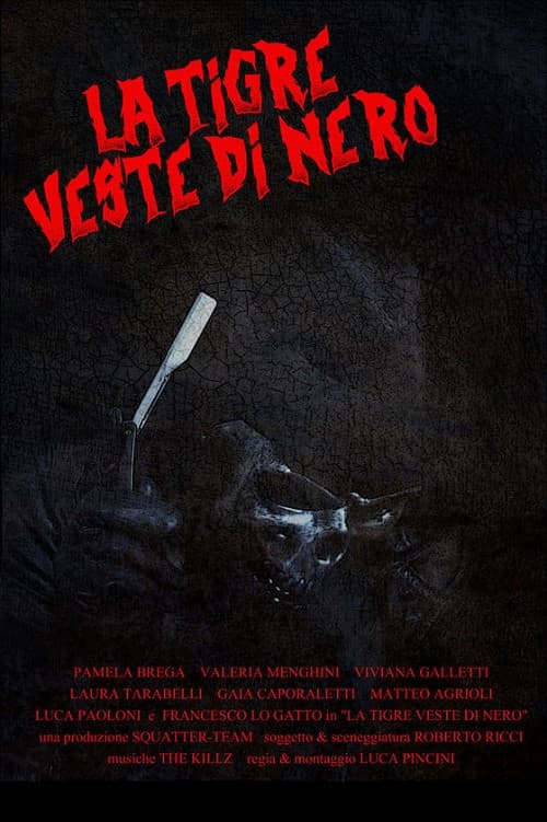 The tiger wears black poster