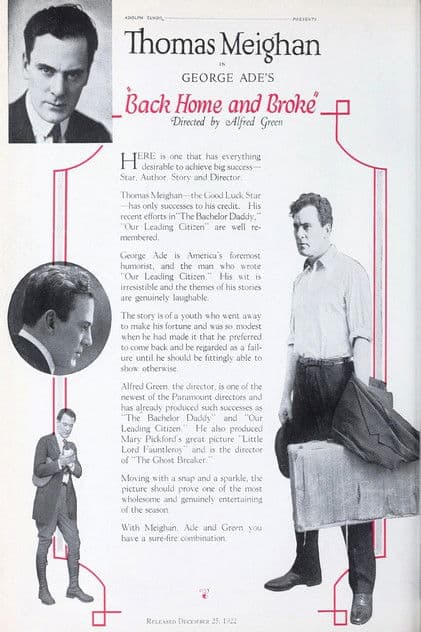 Back Home and Broke poster