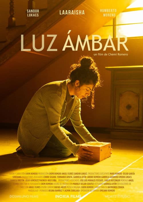Luz ámbar poster