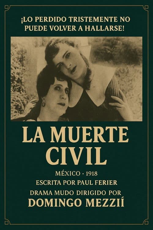 La muerte civil poster