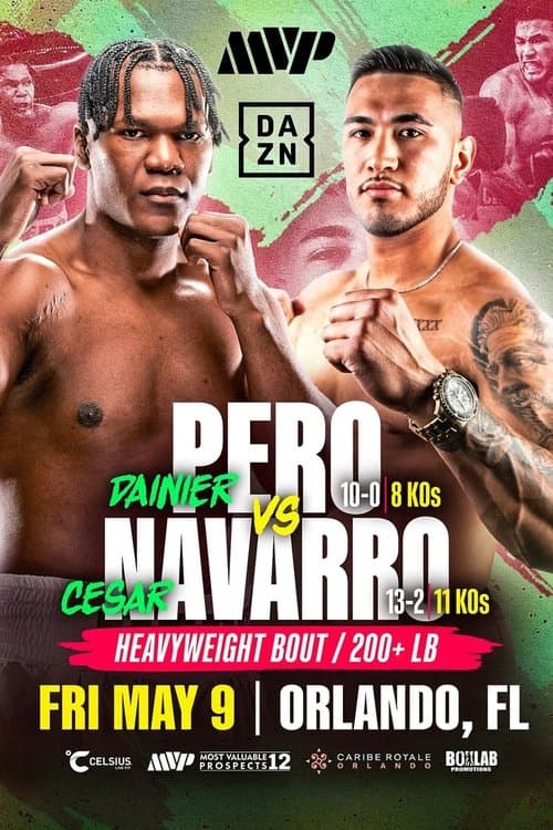Dainier Pero vs. Cesar Navarro poster