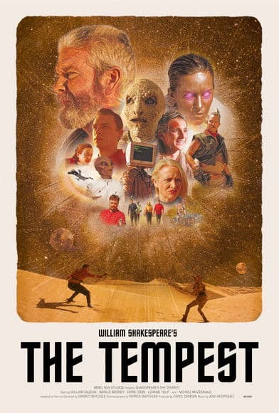 William Shakespeare's The Tempest poster