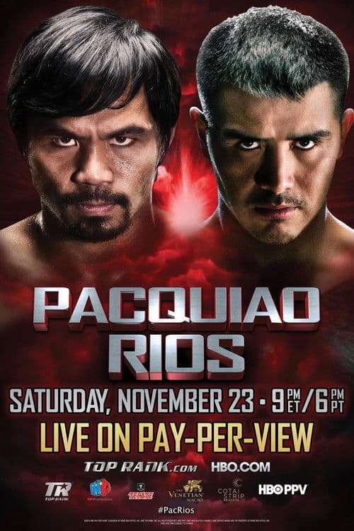 Manny Pacquiao vs. Brandon Ríos poster