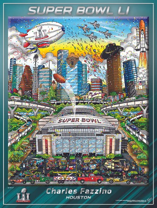 Super Bowl LI Champions: New England Patriots poster