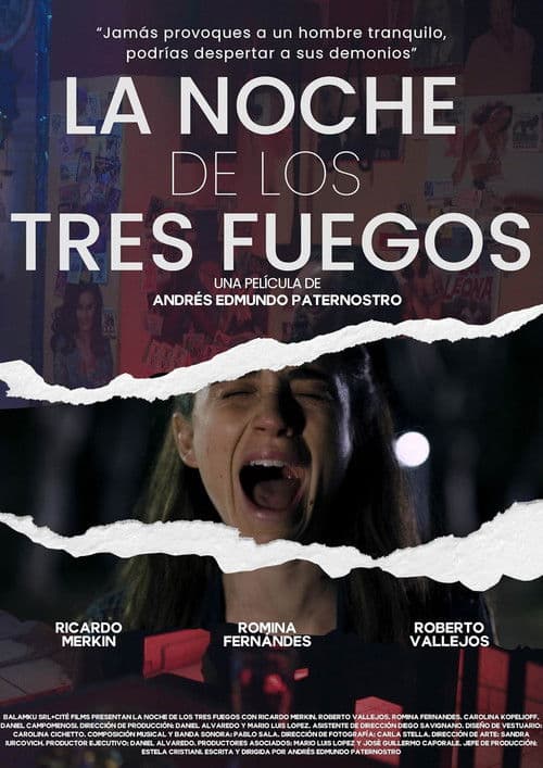 La noche de los tres fuegos poster