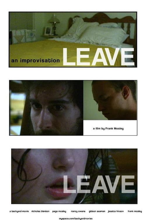 Leave poster