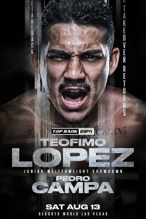 Teofimo Lopez vs. Pedro Campa poster