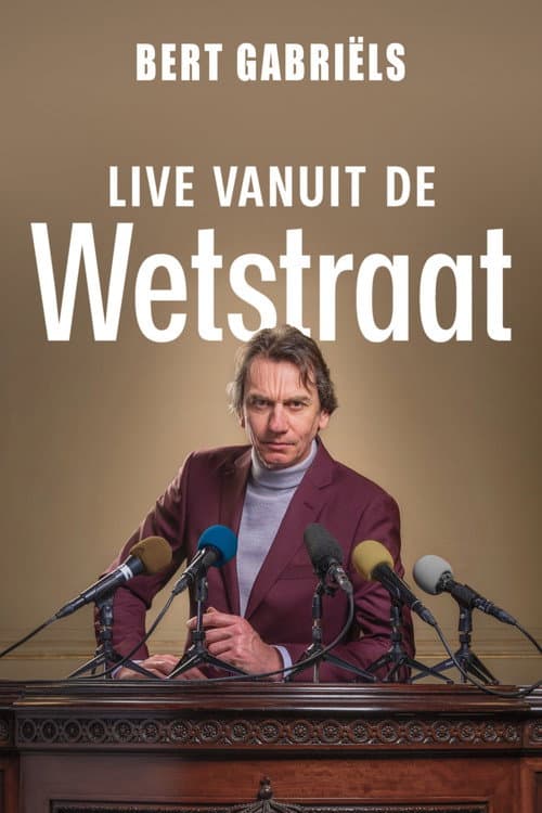 Bert Gabriëls: Live vanuit de Wetstraat poster