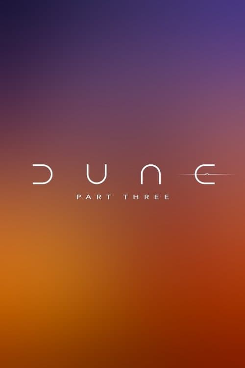 Dune: Part Three poster