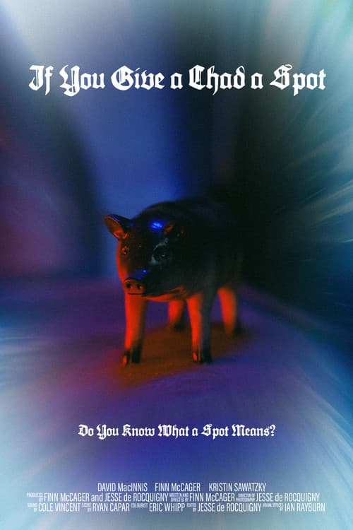 If You Give a Chad a Spot poster