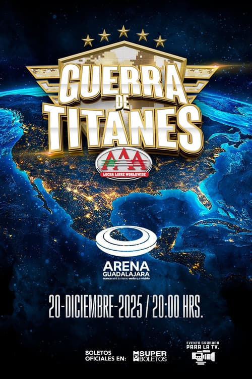 AAA Guerra de Titanes poster