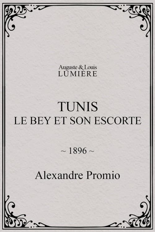 Tunis: Le Bey et son escorte poster