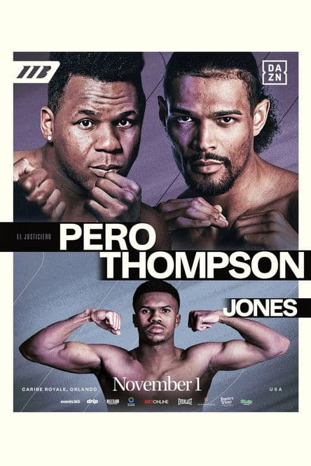 Lenier Pero vs. Jordan Thompson poster