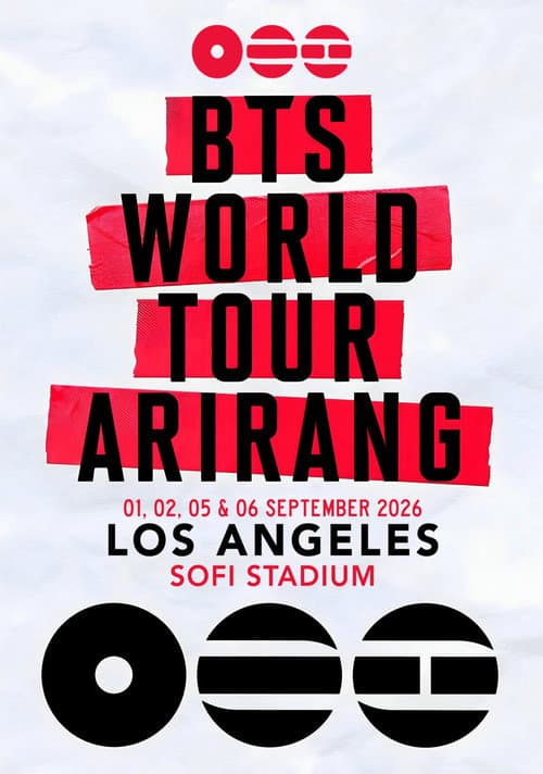 BTS WORLD TOUR [ARIRANG] in Los Angeles poster