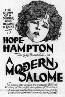 A Modern Salome poster