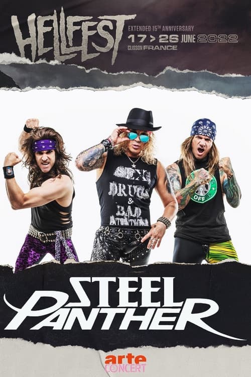 Steel Panther - Hellfest 2022 poster