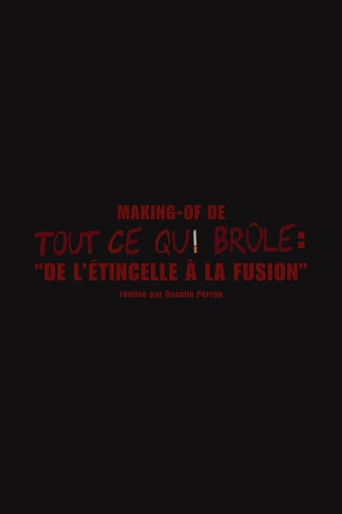 De l'étincelle à la fusion (Making-of "Tout ce qui brûle") poster