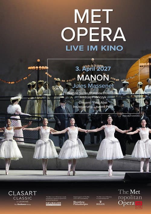 The Metropolitan Opera 2026/27: Manon poster