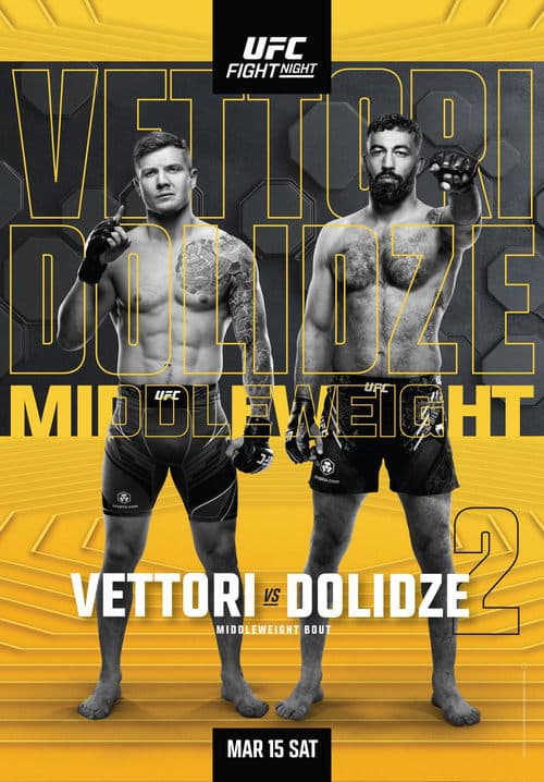 UFC Fight Night 254: Vettori vs. Dolidze 2 poster