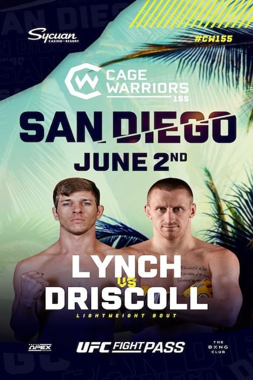 Cage Warriors 155: San Diego poster