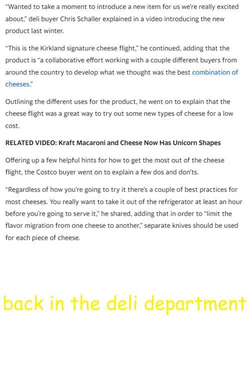 Back in the Deli Department poster